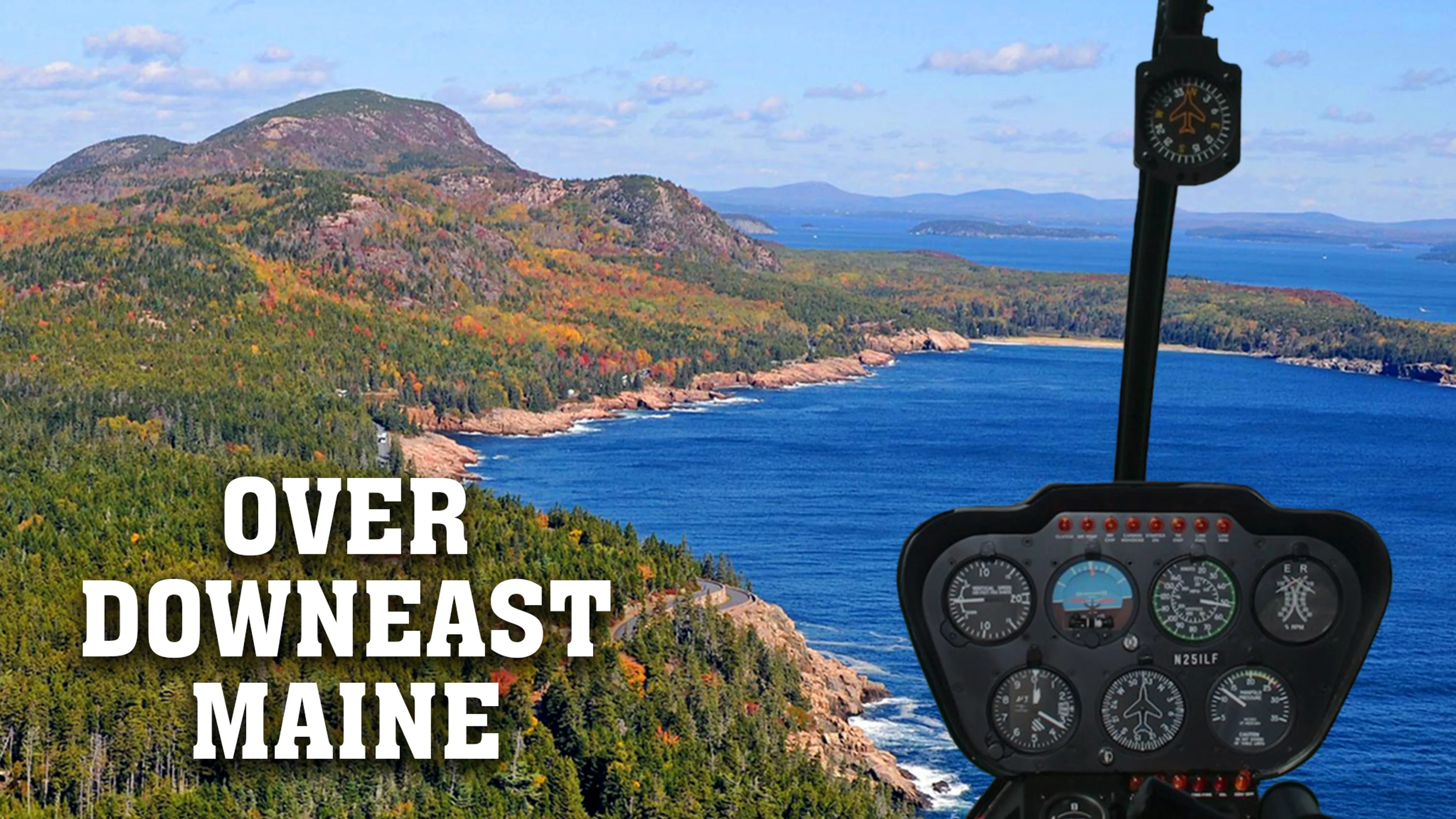 Over Downeast Maine poster